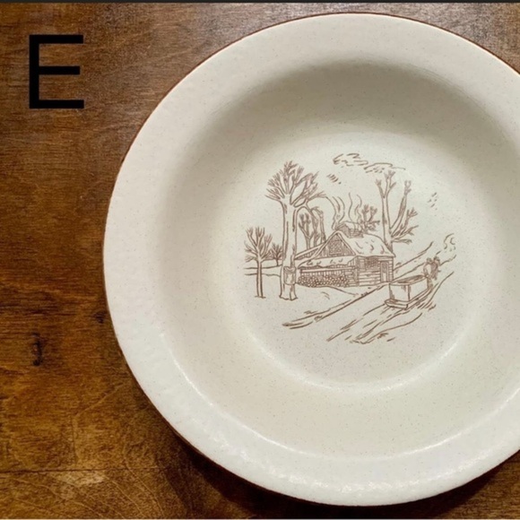 Manoir Va Au Lave-Vaisselle Vintage Rimmed Soup Plates - Picture 3 of 4